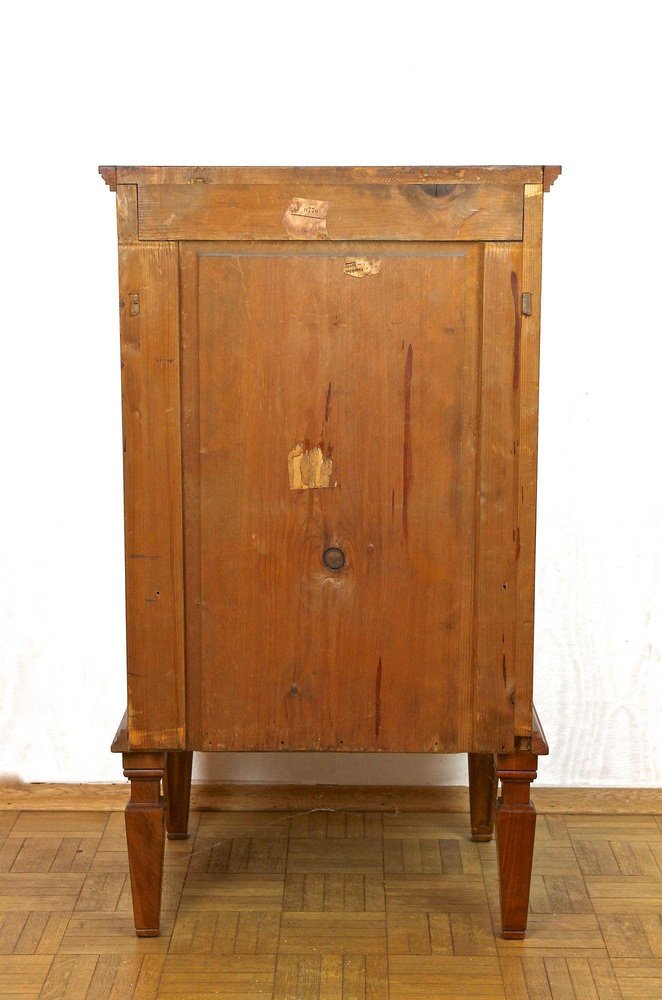 Antique Cherrywood Pillar Cabinet, 1800