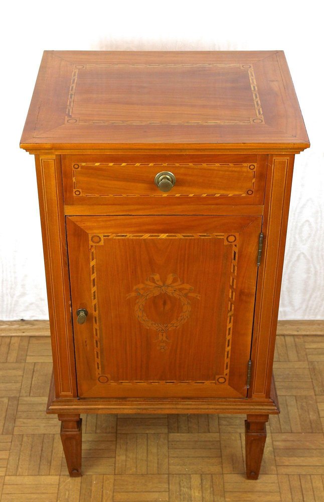 Antique Cherrywood Pillar Cabinet, 1800