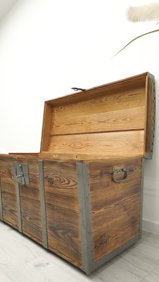 Antique Chest in Pine-ZFH-2041452