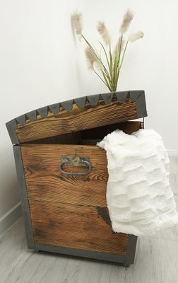 Antique Chest in Pine-ZFH-2041452