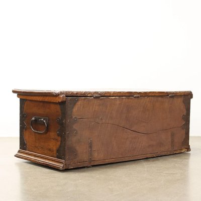 Antique Chest in Walnut and Wrought Iron-VMM-2023938