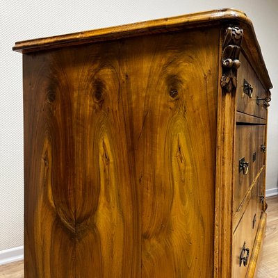 Antique Chest of Drawers in Walnut, 1830s-ALF-2033467