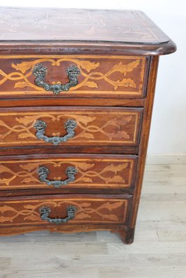 Antique Chest of Drawers with Walnut Inlay, 1680s-DCO-1264070