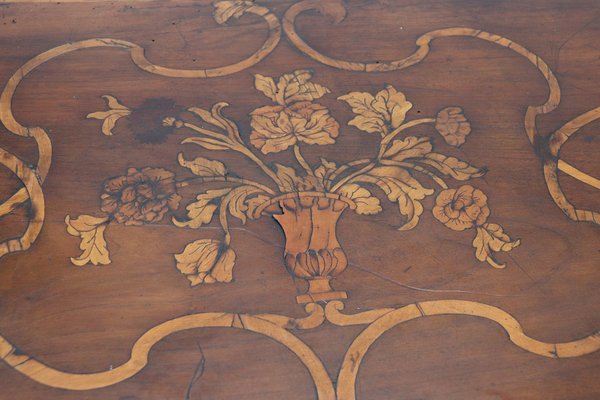 Antique Chest of Drawers with Walnut Inlay, 1680s-DCO-1264070