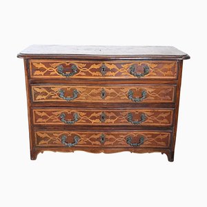 Antique Chest of Drawers with Walnut Inlay, 1680s-DCO-1264070