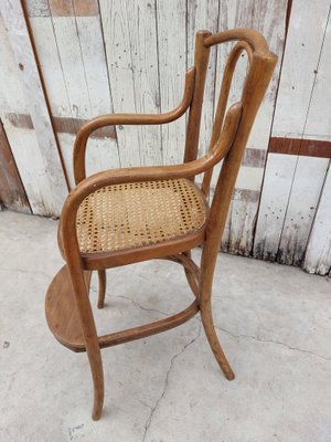 Antique Children's Chair with Woven Seat, 1890s-RVG-2041426