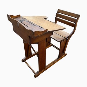 Antique Children's Writing Desk, 1940s-TSE-1444919