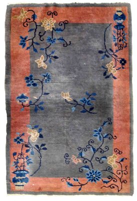 Antique Chinese Art Deco Rug, 1920s-JZV-1170212