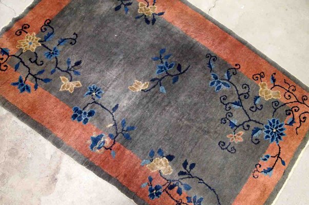 Antique Chinese Art Deco Rug, 1920s-JZV-1170212