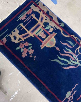 Antique Chinese Art Deco Rug, 1920s-JZV-1228867