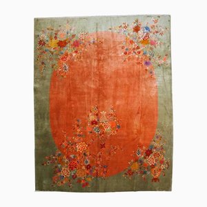 Antique Chinese Art Deco Rug, 1920s-JZV-1170227