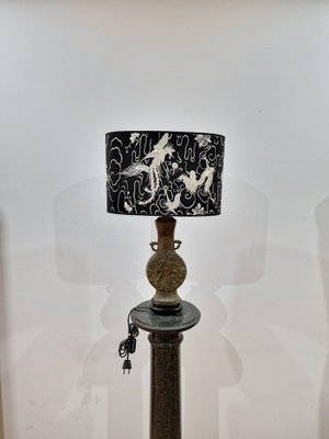 Antique Chinese Bronze Table Lamp-RKF-1747290