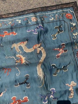 Antique Chinese Silk Rug, 1870s-JZV-1367151