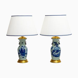 Antique Chinese Table Lamps, Set of 2-VEI-1325840