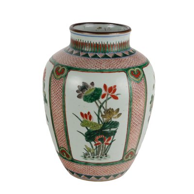 Antique Chinese Vase in Wucai Porcelain-VMM-2033336