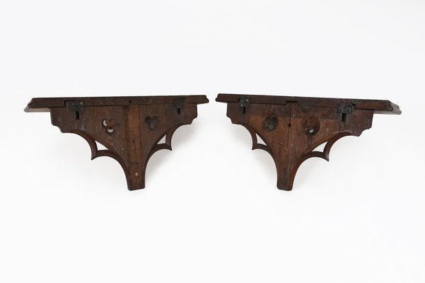 Antique Church Consoles, Set of 2-YSY-1410971