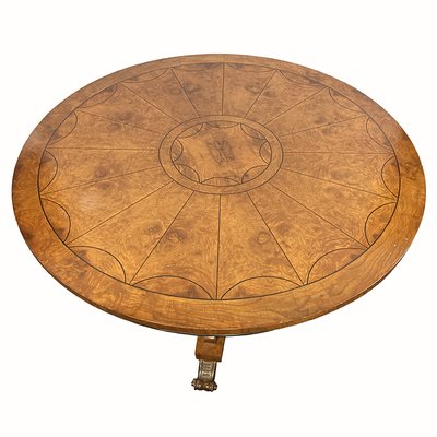 Antique Circular Table in Birch, 1890s-BEW-1404762