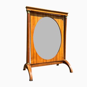 Antique Classicism Standing Mirror in Walnut-ALF-2033513