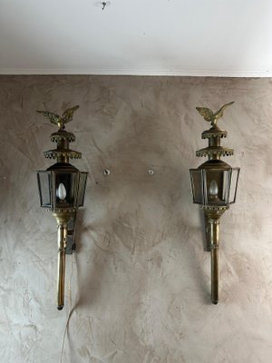 Antique Coachmans Lanterns, 1900, Set of 2-BFK-2016354