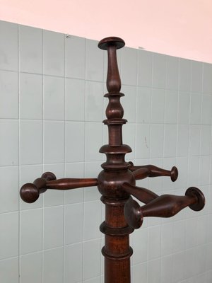 Antique Coat Rack in Walnut, 19th Century-FOV-1822462