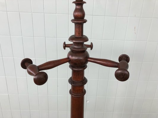 Antique Coat Rack in Walnut, 19th Century-FOV-1822462