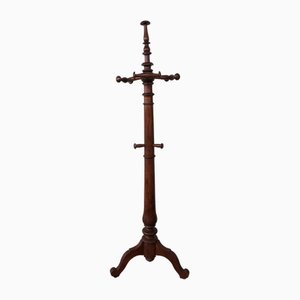 Antique Coat Rack in Walnut, 19th Century-FOV-1822462