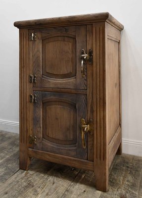 Antique Cooler Cabinet in Oak-GU-1449875