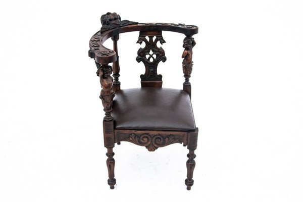 Antique Corner Armchair, Western Europe, 1900s-BXB-1793604