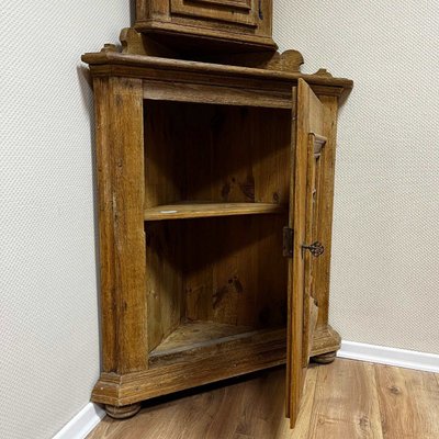 Antique Corner Cupboard in Oak, 18th Century-ALF-2033615