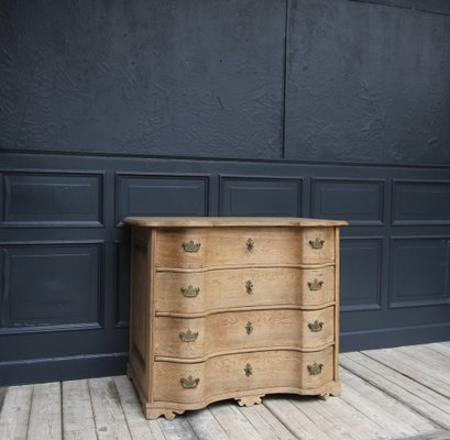 Antique Curved Baroque Chest of Drawers-TAT-1736824