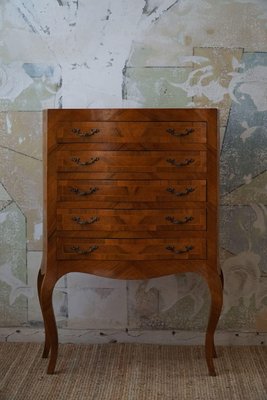 Antique Danish Chiffonier with Cabriole Legs in Lemon Tree, 19th Century-MXF-1742010