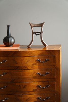 Antique Danish Chiffonier with Cabriole Legs in Lemon Tree, 19th Century-MXF-1742010