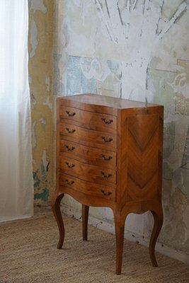 Antique Danish Chiffonier with Cabriole Legs in Lemon Tree, 19th Century-MXF-1742010