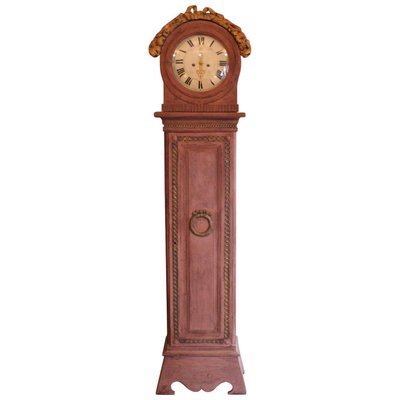 Antique Danish Gustavian Painted Longcase Clock-UY-590149