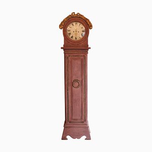 Antique Danish Gustavian Painted Longcase Clock-UY-590149