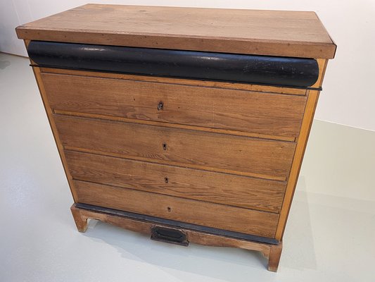 Antique Danish Oak Chest of Drawers, 1800-WIX-1770948