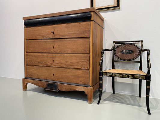 Antique Danish Oak Chest of Drawers, 1800-WIX-1770948