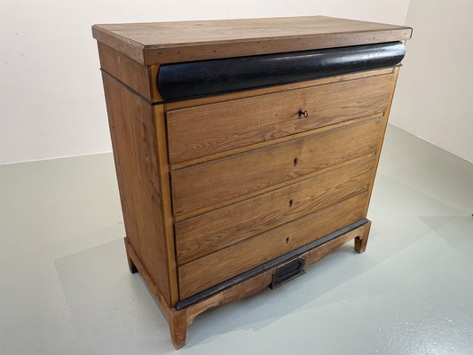 Antique Danish Oak Chest of Drawers, 1800-WIX-1770948