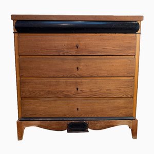 Antique Danish Oak Chest of Drawers, 1800-WIX-1770948