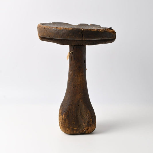 Antique Danish One Legged Milking Stool, 19th Century