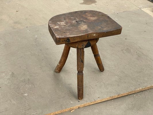 Antique Danish Stool, 1900s-MXB-1446359