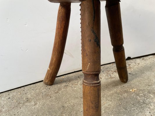 Antique Danish Stool, 1900s-MXB-1446359