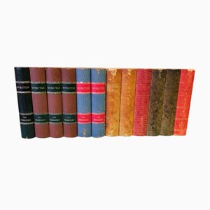 Antique Decorative Books, Set of 2-AIU-821817