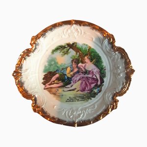 Antique Decorative Plate Boucher by Mulder & Son for Limoges, the Netherlands-TCS-1081942