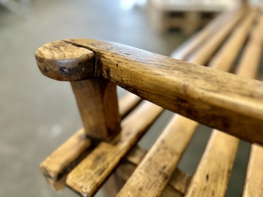 Antique Decorative Wooden Bench, 1890s-JO-1777526