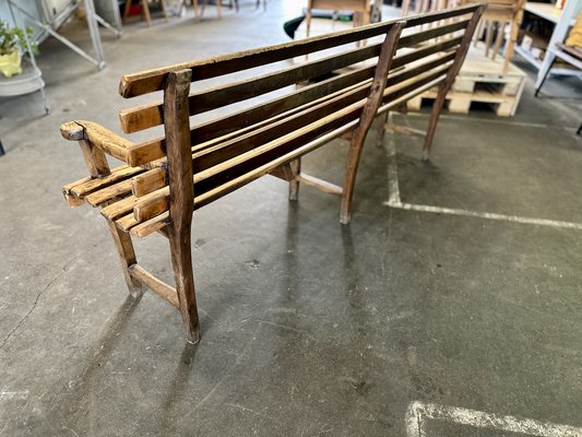 Antique Decorative Wooden Bench, 1890s-JO-1777526