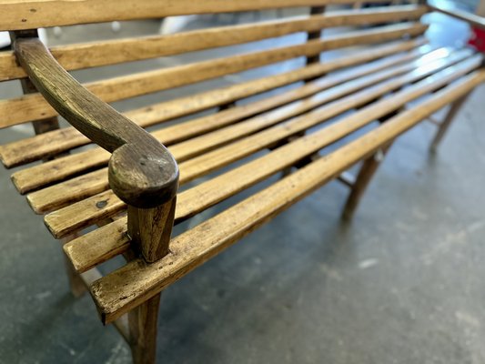 Antique Decorative Wooden Bench, 1890s-JO-1777526