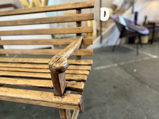 Antique Decorative Wooden Bench, 1890s-JO-1777526