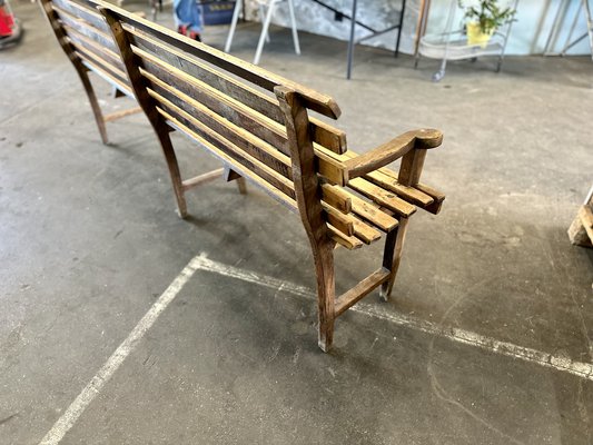 Antique Decorative Wooden Bench, 1890s-JO-1777526