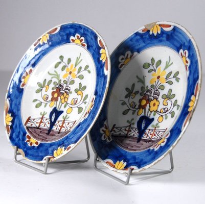 Antique Delft Plates, Set of 2-GIW-741407